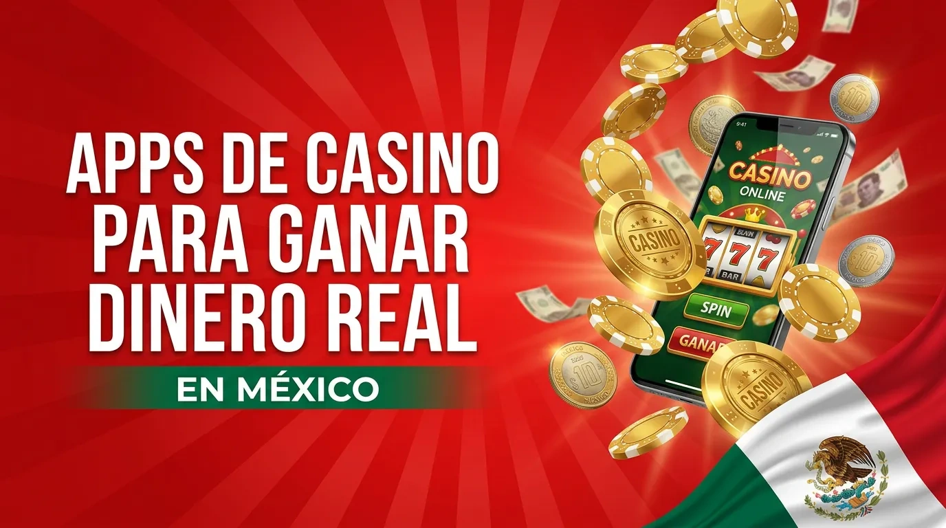 Mejores apps de casino para ganar dinero real en México 2026